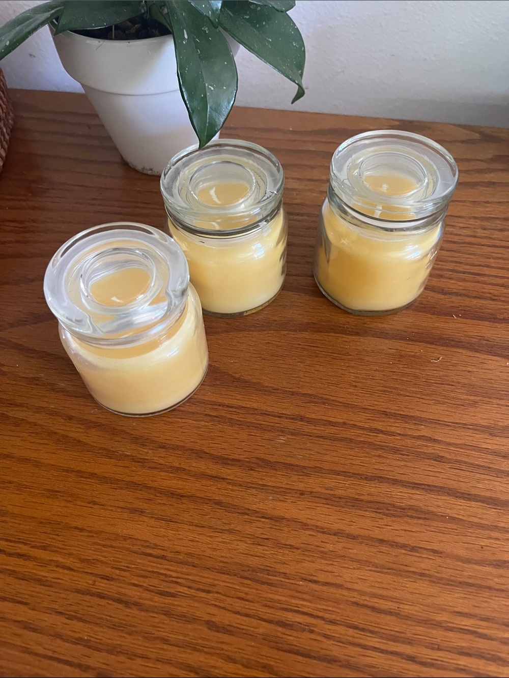 Homemade soy candles set of 3